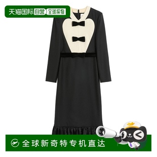 SS2025 1h可退 6B0VADH08VBAUY 香港直邮VALENTINO 黑 女士连衣裙