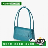 韩国直邮FIND KAPOOR女士时尚 单肩手提翻盖通勤中号蓝绿色小方包