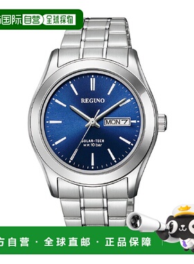 日本直邮CITIZEN REGNO 西铁城手表太阳能男表 KM1-211-71 蓝色品