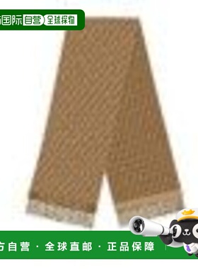 1h可退 香港直邮潮奢 Fendi 芬迪 女士 FF 提花流蘇邊圍巾 FXT113