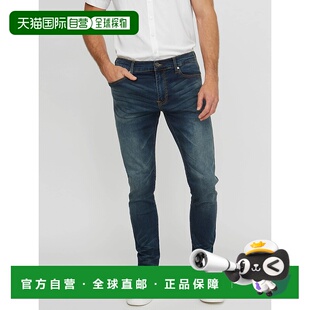 自营 guess Sammy 弹力现代紧身 牛仔裤男春秋深色水洗 美国奥莱