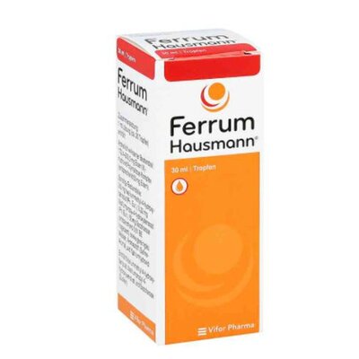欧洲直邮Ferrum Hausmann 孕妇婴儿补铁滴剂 30 ml