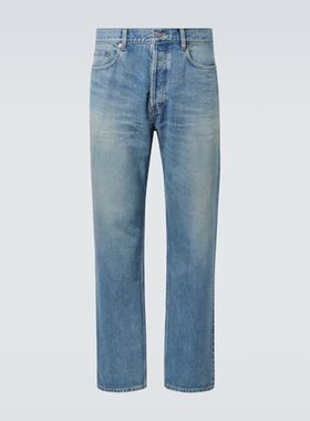 潮奢 Saint Laurent 圣罗兰 男士 Mick 直筒牛仔裤