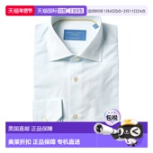 Talbott Dress Reynolds 自营Robert Linen Blend Shirt blue