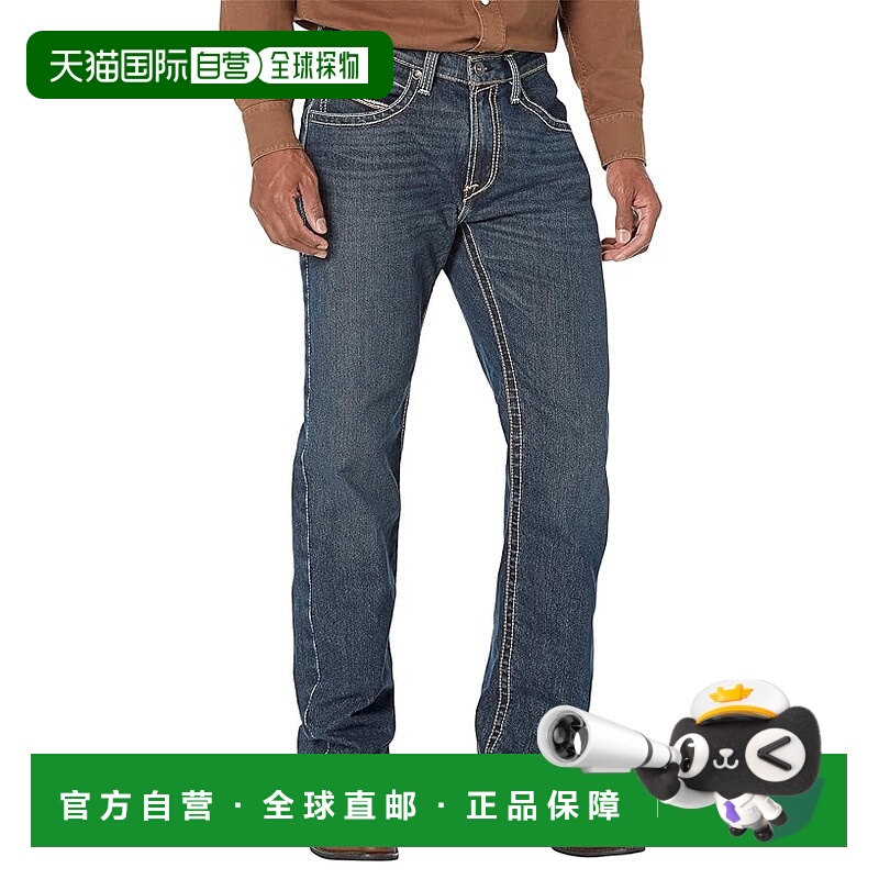 香港直邮潮奢 ariat 男士 M4 Goldfield 宽松弹力小喇叭牛仔裤