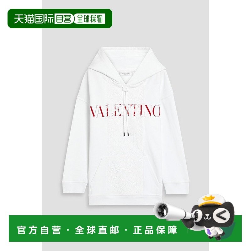 1h可退 香港直邮valentino 华伦天奴 女士 French 徽标印花凸纹蕾,女装/女士精品,卫衣/绒衫,淘宝优惠券,粉丝福利购,淘宝优惠卷
