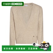 香港直邮潮奢 領針織套衫 Burberry 男士 1h可退 巴宝莉 深 809