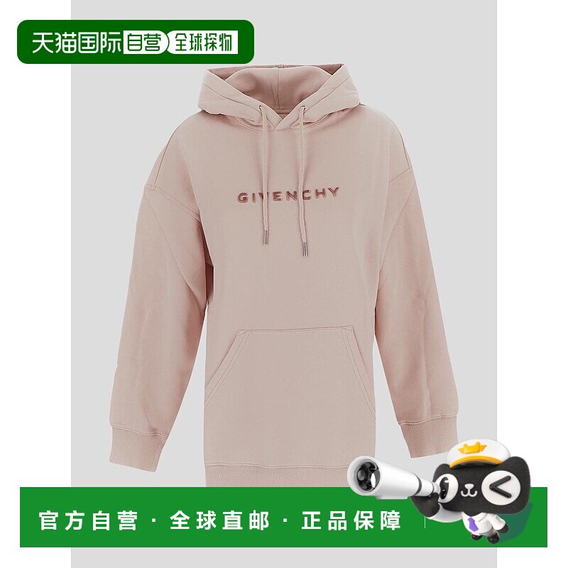 香港直邮GIVENCHY 女士卫衣 BWJ01Z3Z85682 SS2024 粉红色 GIVENC