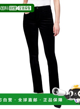 自营 l'agenceOriana High Rise直牛仔裤代理-黑色 美国奥莱直发