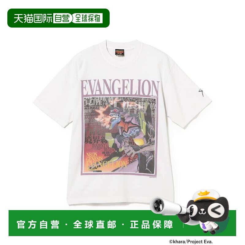 日本直邮EVANGELION:95 男士 纯棉重磅印花T恤 EVA0095 230403241图片