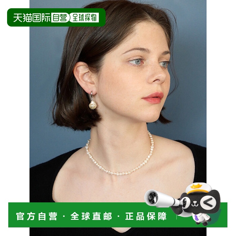 White Gold one ֱRita Monica 301134542 `drop` Pearl Earrings