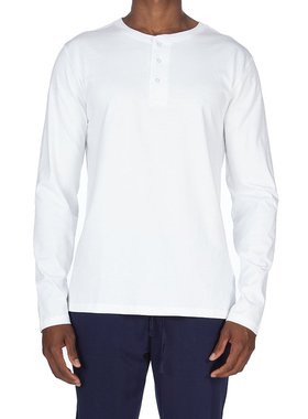 unsimply stitched【美国奥莱】直发 超柔软长袖亨利衫 - 白色