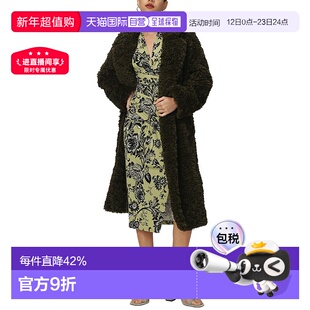 自营 Diane von Furstenberg梅兰妮外套-橄榄色 美国奥莱直发