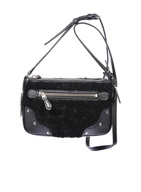 COACH 女士斜挎包 36490NEROBLACK 黑色 徽标斜挎包