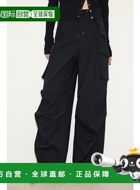 日本直邮SLY OVER LOOSE CARGO 长裤 [SL3994EW22844] 黑色上衣