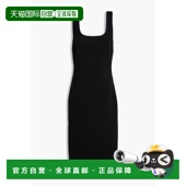 香港直邮潮奢 MaxMara 麦斯玛拉 1h可退 女士 羊毛混纺中长连衣裙