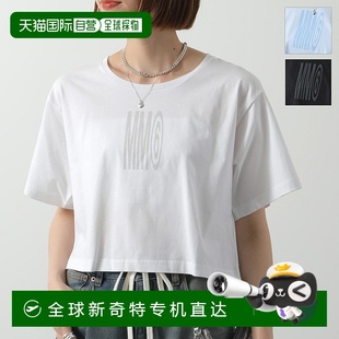 女童短袖 M60806 MM04I 长 徽标T恤短款 KIDS 日本直邮MM6 儿童T恤