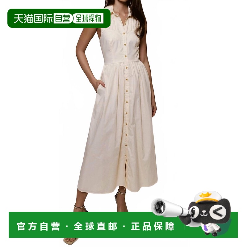 自营hutchVivian Midi Dress In Coconut Milk - coconut milk 美