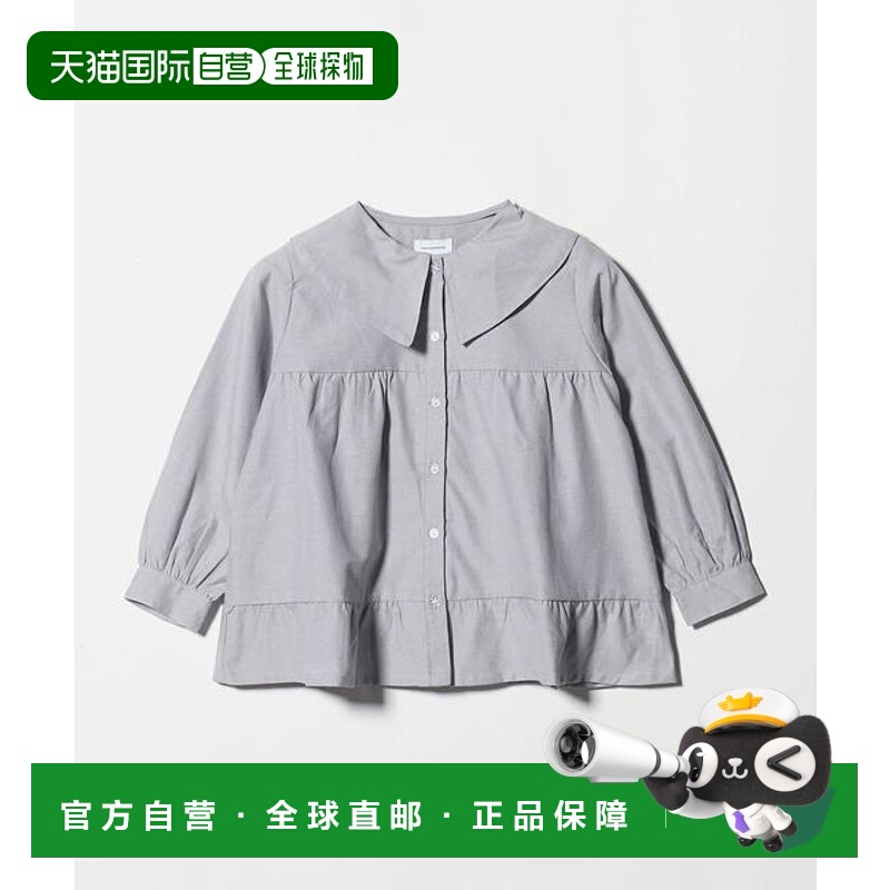 1h可退 日本直邮green label relaxing 儿童长款衬衫上衣 120cm-1