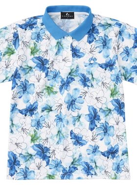 日本直邮LUCENT 女式比赛衬衫蓝色网球 XLP9047 女式短袖