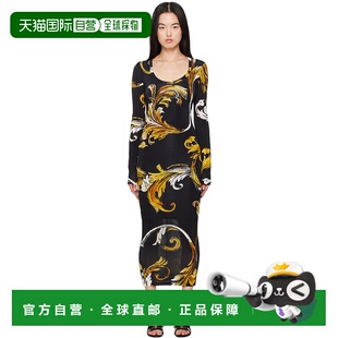 范思哲 versace 女士 黑色 Barocco 1h可退 Outline 香港直邮潮奢