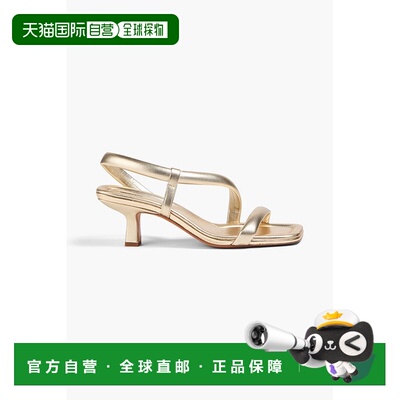 香港直邮VINCE 女士 Coline 金属感皮质凉鞋 I5788L2900CHAMPAGNE