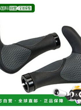 【日本直邮】VLG-1185AD3 车把端人体工学握把 黑色 x 灰色 HBG20