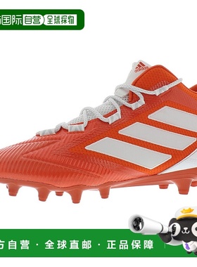 美国直邮Adidas阿迪达斯男士运动鞋橙色足球钉鞋训练低帮系绳舒适
