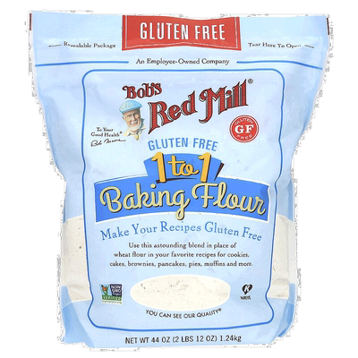 香港直发Bob's Red Mill鲍勃红磨坊烘焙面粉富含纤维美味510g小麦