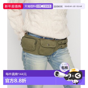 1h可退 日本直邮LAGUA GEM女装腰包 棉质复古风口袋腰带包 510JSM