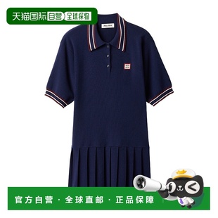 MMA892158ZSOOOF0124 女士连衣裙 黑色 香港直邮MIU 短袖 MIU