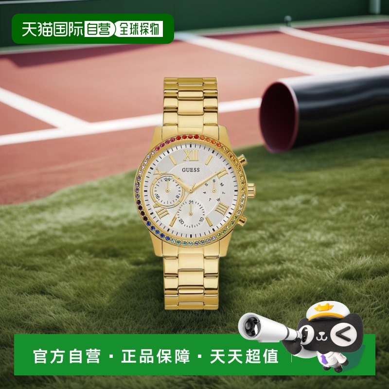 【美国直邮】guess 女士 休闲手表运动表壳精致防水