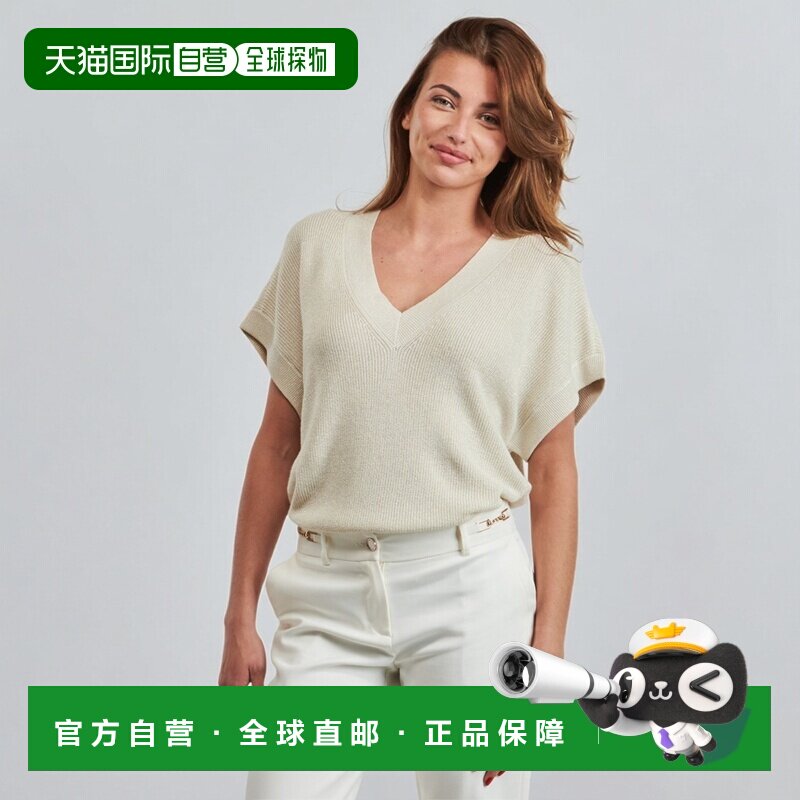 欧洲直邮Vero Moda衣服女短袖T恤衫米色VMNEWLEXSUN SHINE图片