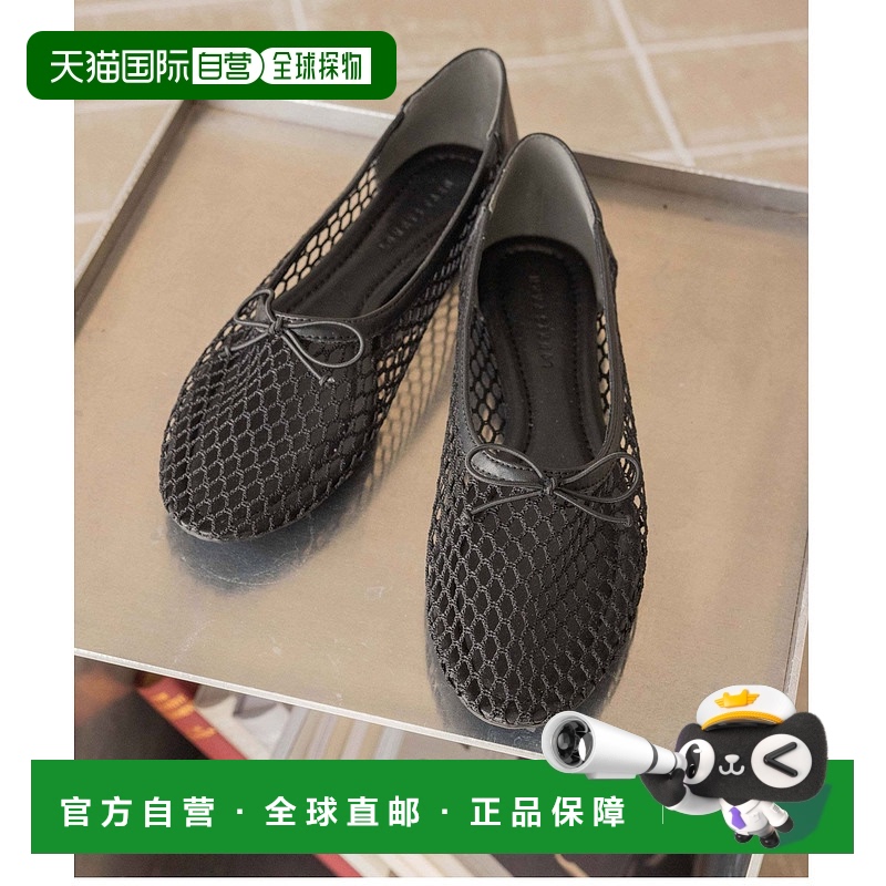 1h可退 日本直邮LOWRYS FARM 女士透气网面芭蕾舞平底鞋 302709