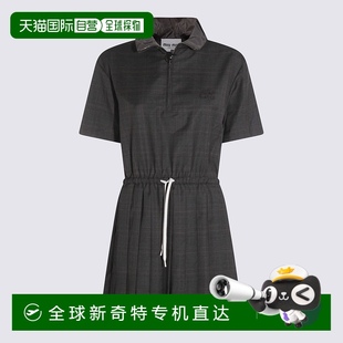 香港直邮潮奢 缪缪 1h可退 Miu MF5994175Y 女士 灰色连衣裙