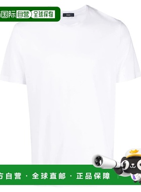 香港直邮HERNO 男士T恤 JG000166U520051000 SS2025 白色