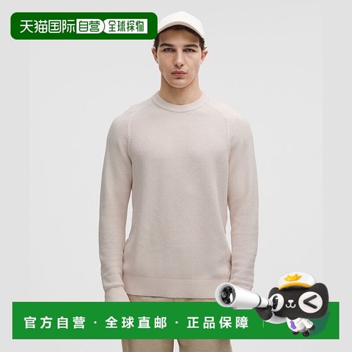 自营1h可退 欧洲直邮LULULEMON露露乐檬 圆领纹理针织毛衣