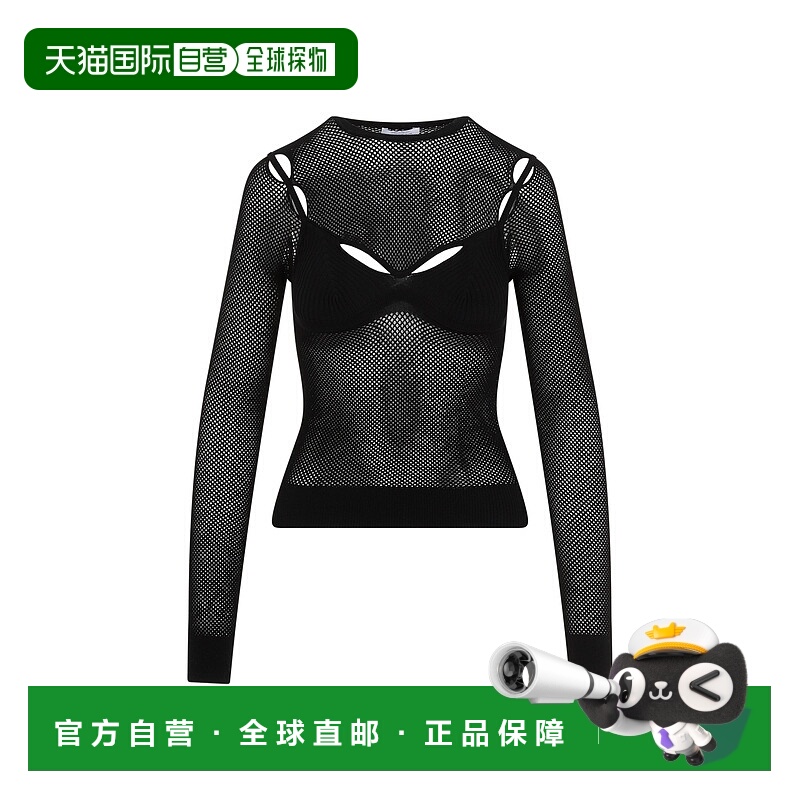 1h可退 香港直邮OFF-WHITE 女士T恤 OWHT020S24KNI0011010BLACKBL