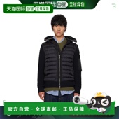 香港直邮Moncler 盟可睐 男士 1h可退 黑色连帽羽绒夹克 J20919B5