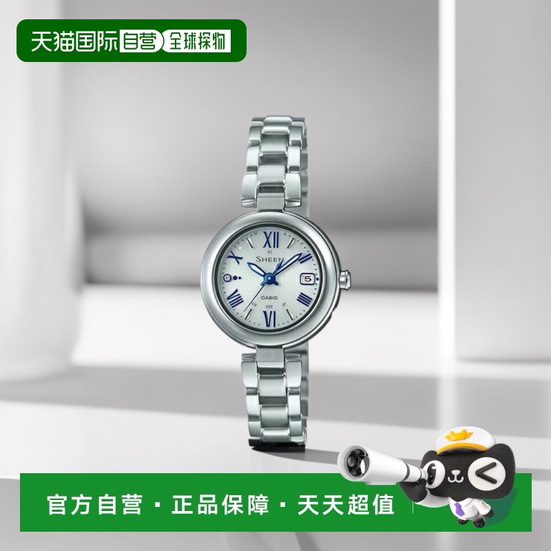 日本直邮SHW-7100TD-7AJF SHEEN 品牌 卡西欧 CASIO 钛 金属表带