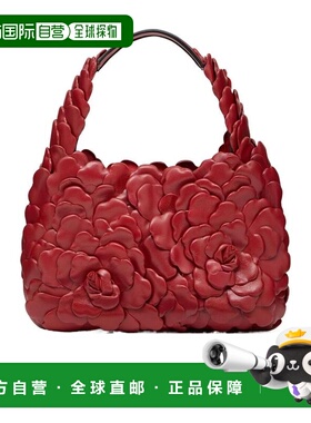 香港直邮Valentino 徽标玫瑰花瓣单肩包 XW2B0I57JBZ手提包