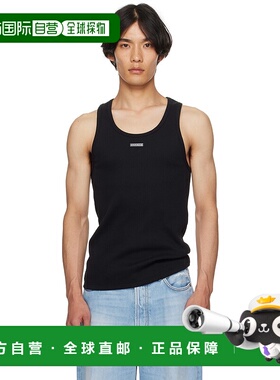 1h可退 香港直邮Mugler 穆勒 男士 黑色徽标背心 25F3TO08086022