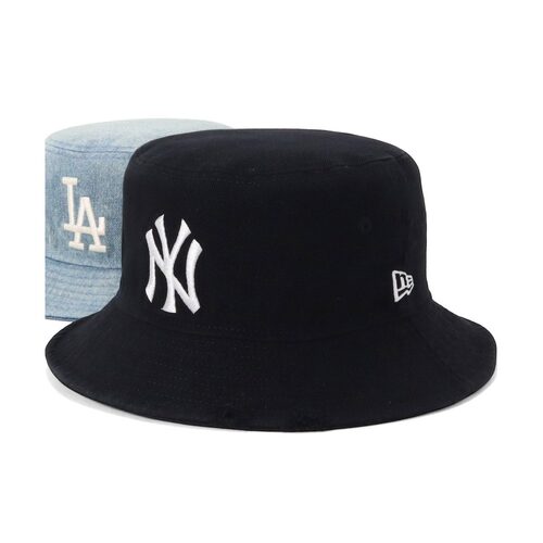 日本直邮NEW ERA MLB联名复古做旧桶帽 男女同款 全棉 14744774,