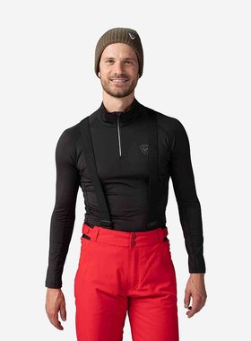 Rossignol 男士 Classique 半拉链打底衫（黑色）RLMML0720000L