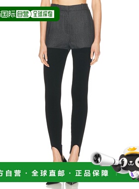 1h可退 香港直邮Coperni 女士 混合式罗纹裤子 COPP138F1016