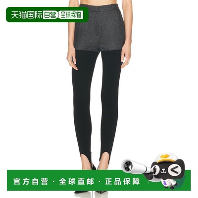 1h可退 香港直邮Coperni 女士 混合式罗纹裤子 COPP138F1016