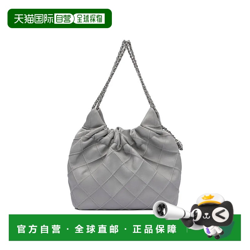 香港直邮TORY BURCH汤丽柏琦女款Fleming 链条肩带Logo吊饰半月包