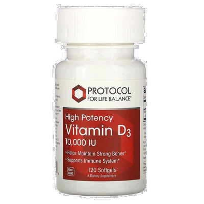 香港直发Protocol For Life Balance维生素D3骨骼健康120粒