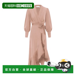1h可退 香港直邮Zimmermann 裹身中长连衣裙 8066DS26R