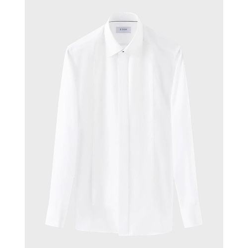 美国直邮Eton 男士条纹前襟现代剪裁晚礼服衬衫